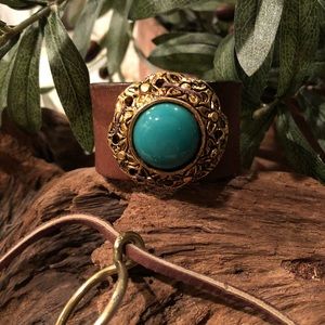 Vintage turquoise cuff